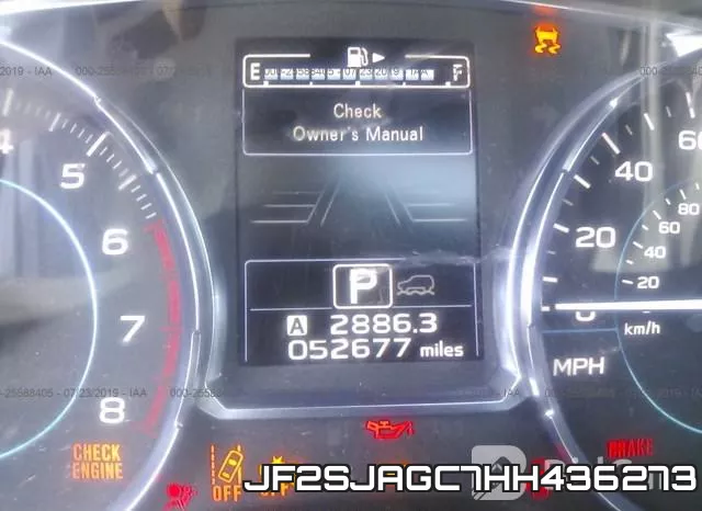 JF2SJAGC7HH436273 фото 8