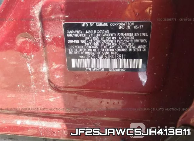 JF2SJAWC5JH413811 фото 10