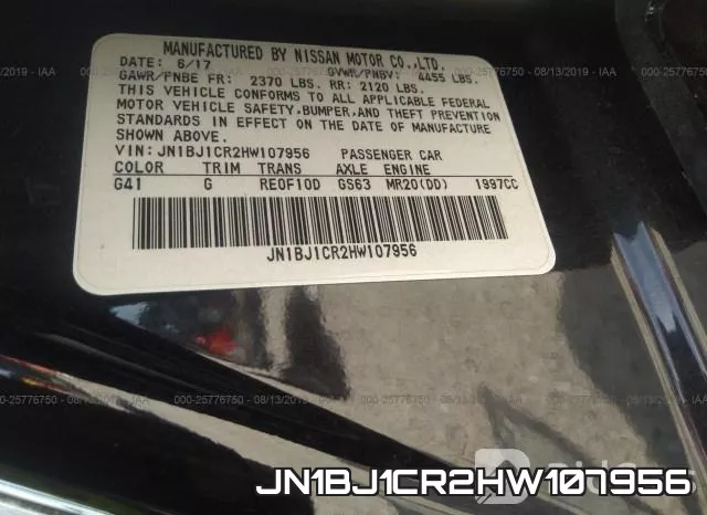 JN1BJ1CR2HW107956 фото 10