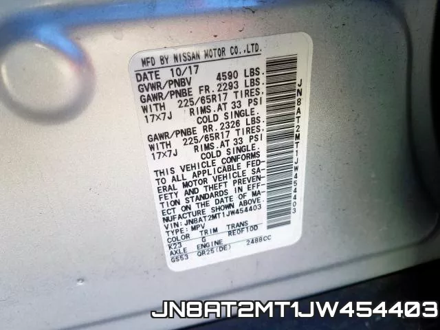 JN8AT2MT1JW454403 фото 2