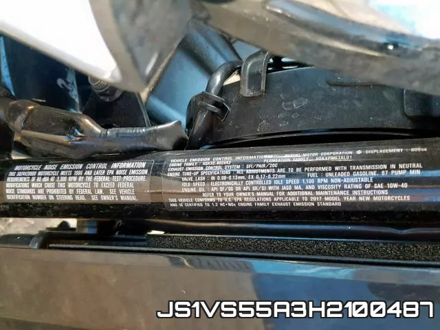 JS1VS55A3H2100487 фото 2