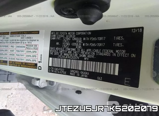 JTEZU5JR7K5202079 фото 10
