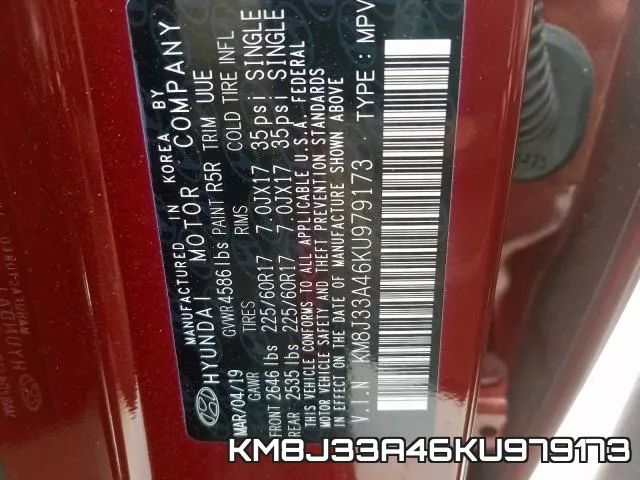 KM8J33A46KU979173 фото 2