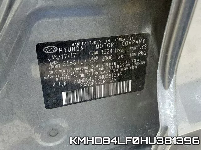 KMHD84LF0HU381396 фото 2