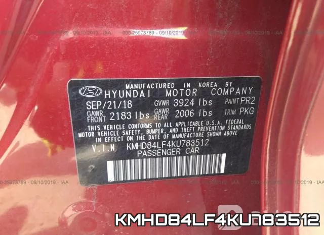 KMHD84LF4KU783512 фото 10