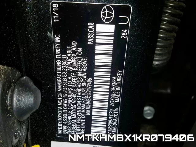 NMTKHMBX1KR079406 фото 2