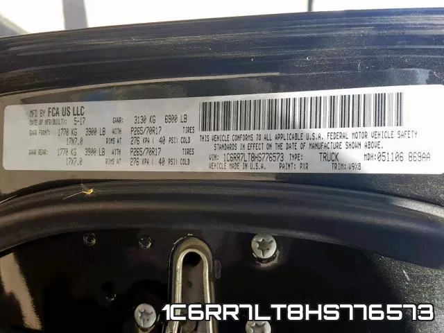 1C6RR7LT8HS776573 фото 2