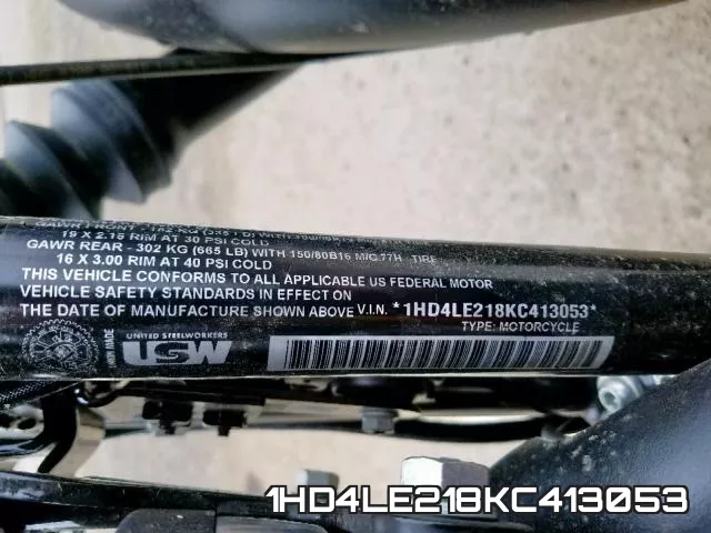 1HD4LE218KC413053 фото 2