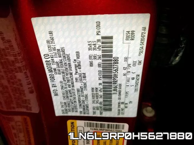 1LN6L9RP0H5627880 фото 2
