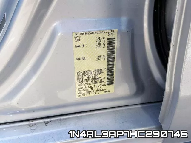 1N4AL3AP7HC290746 фото 2