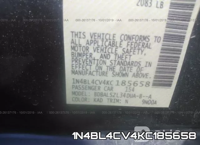 1N4BL4CV4KC185658 фото 10