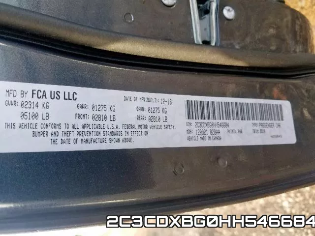 2C3CDXBG0HH546684 фото 2
