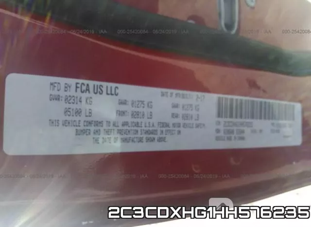 2C3CDXHG1HH576235 фото 9