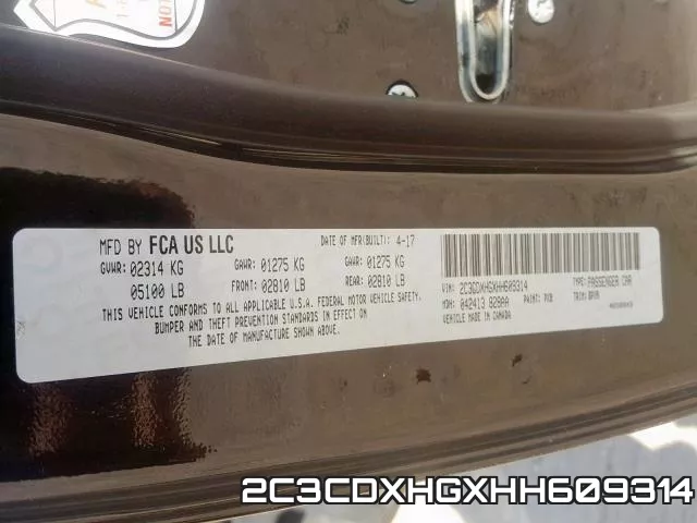 2C3CDXHGXHH609314 фото 2