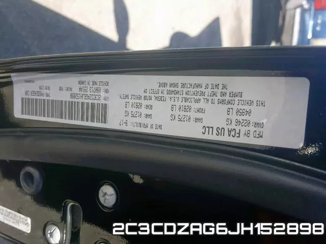 2C3CDZAG6JH152898 фото 2