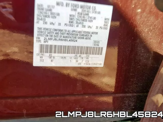 2LMPJ8LR6HBL45824 фото 2