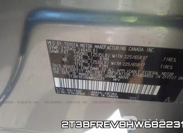 2T3BFREV8HW682231 фото 10