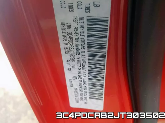 3C4PDCAB2JT303502 фото 2