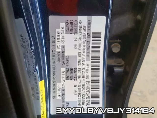 3MYDLBYV8JY314184 фото 2