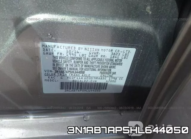 3N1AB7AP5HL644050 фото 10