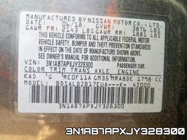 3N1AB7APXJY328300 фото 2
