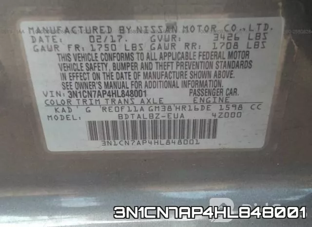 3N1CN7AP4HL848001 фото 10