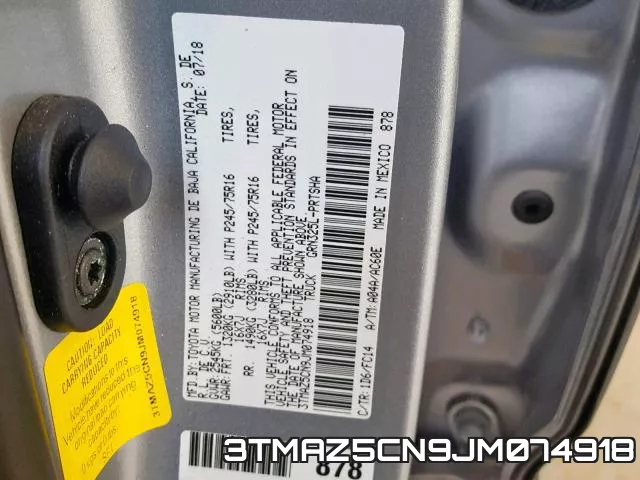 3TMAZ5CN9JM074918 фото 2