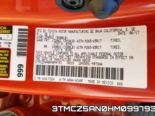 3TMCZ5AN0HM099793 фото 2