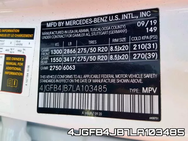 4JGFB4JB7LA103485 фото 2