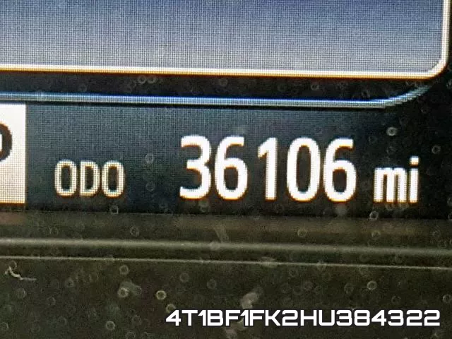 4T1BF1FK2HU384322 фото 9
