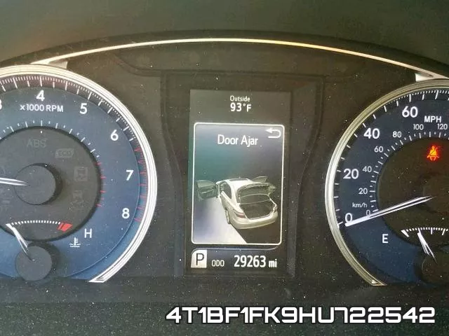 4T1BF1FK9HU722542 фото 9