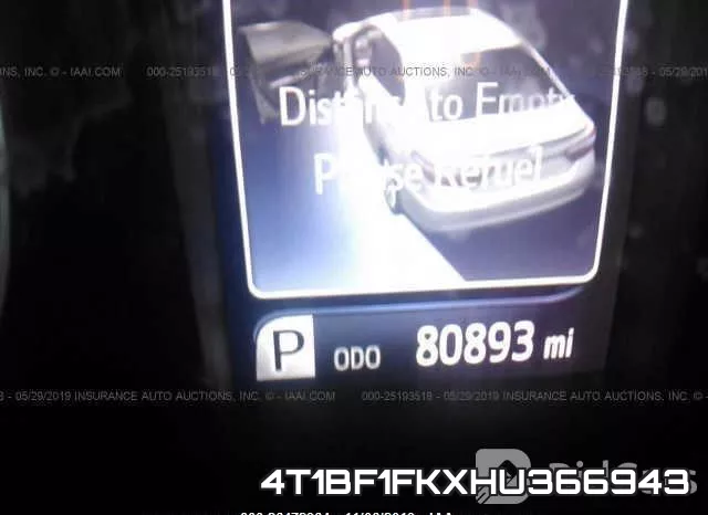 4T1BF1FKXHU366943 фото 8