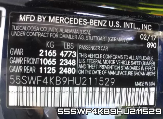 55SWF4KB9HU211529 фото 9