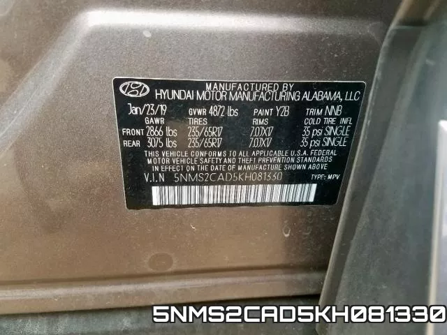 5NMS2CAD5KH081330 фото 2
