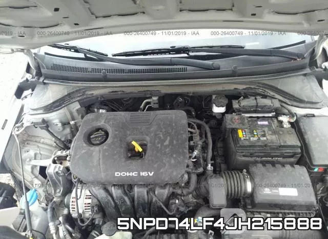 5NPD74LF4JH215888 фото 2