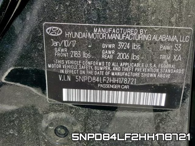 5NPD84LF2HH178721 фото 2