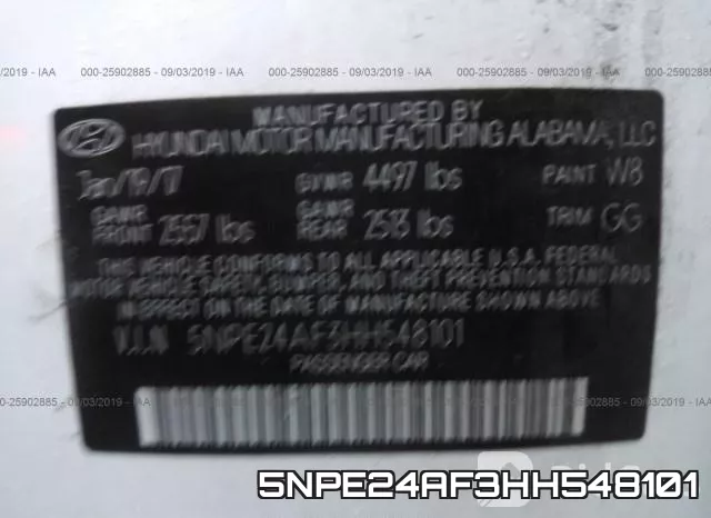 5NPE24AF3HH548101 фото 9