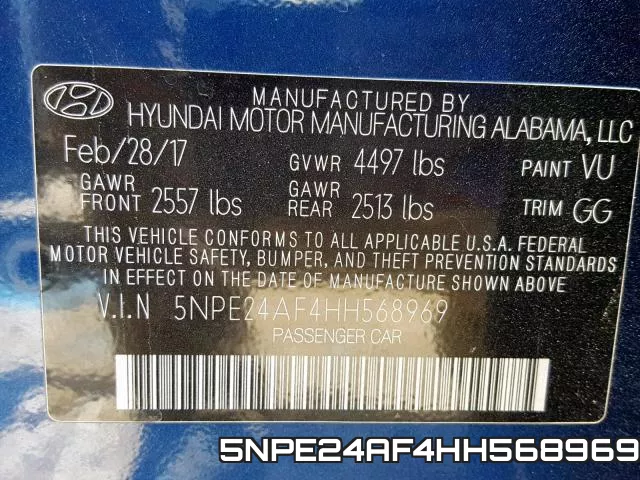 5NPE24AF4HH568969 фото 2