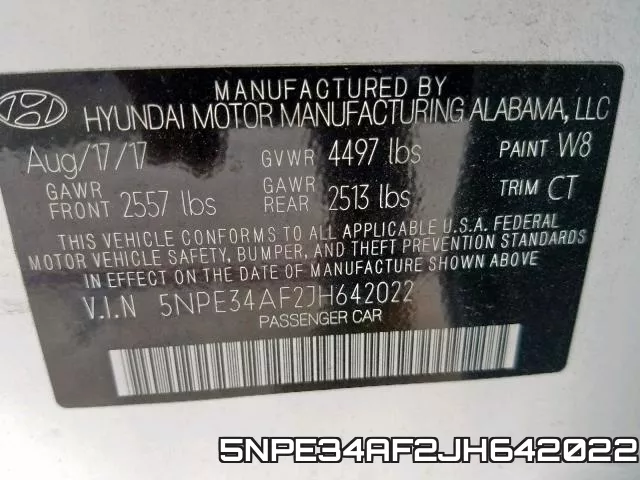5NPE34AF2JH642022 фото 2