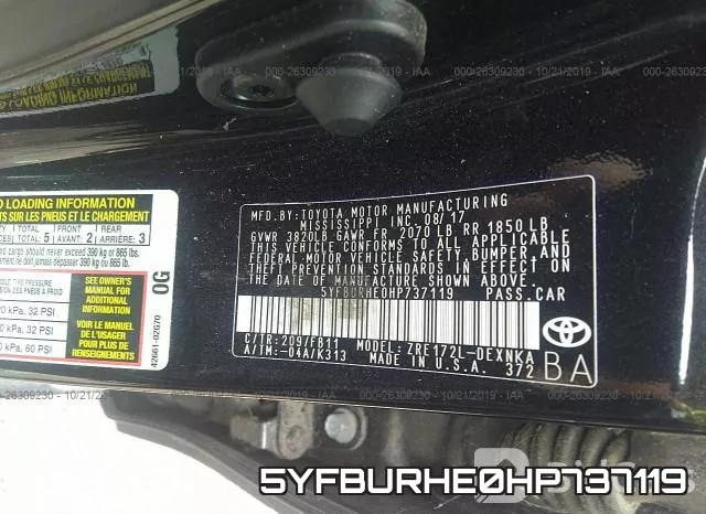 5YFBURHE0HP737119 фото 10