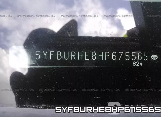 5YFBURHE8HP675565 фото 10