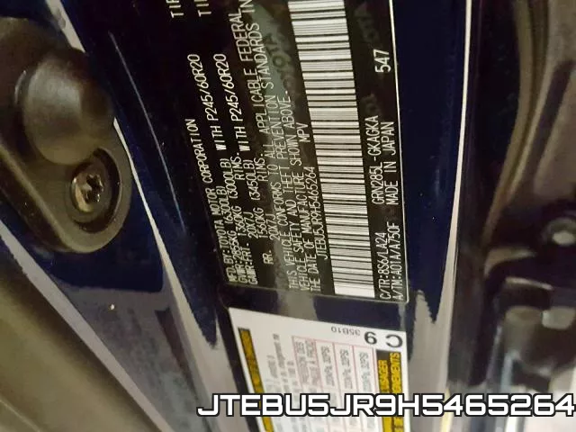 JTEBU5JR9H5465264 фото 2