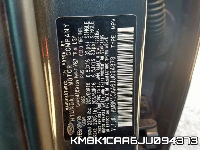KM8K1CAA6JU094373 фото 2