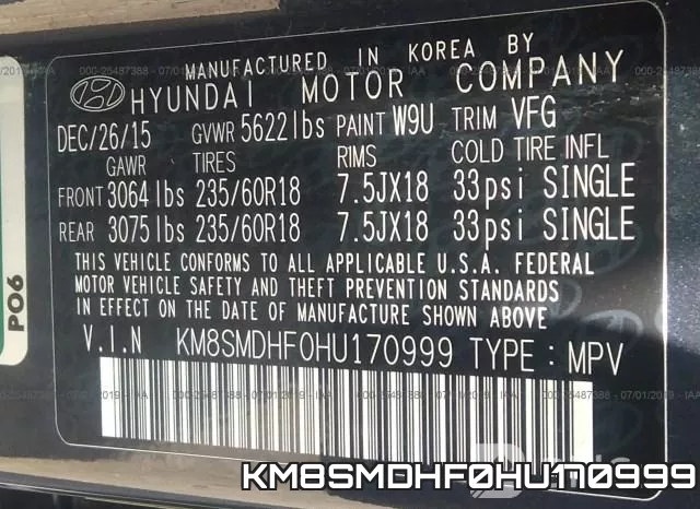 KM8SMDHF0HU170999 фото 10