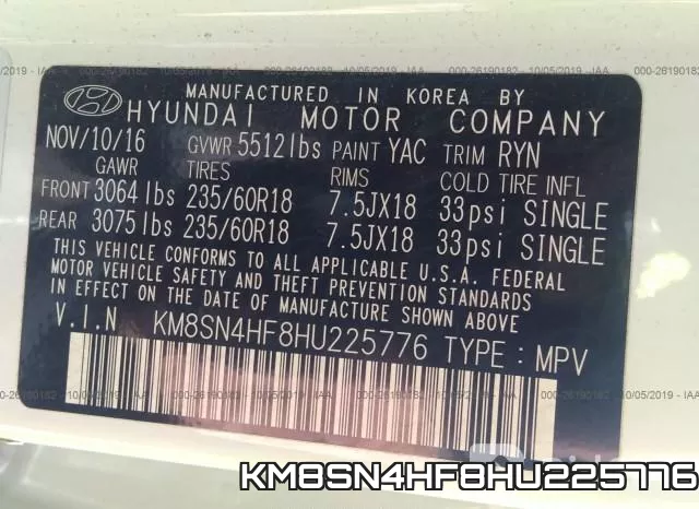 KM8SN4HF8HU225776 фото 10