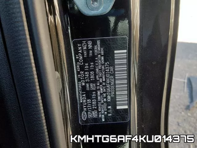 KMHTG6AF4KU014375 фото 2