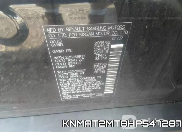 KNMAT2MT8HP547287 фото 10