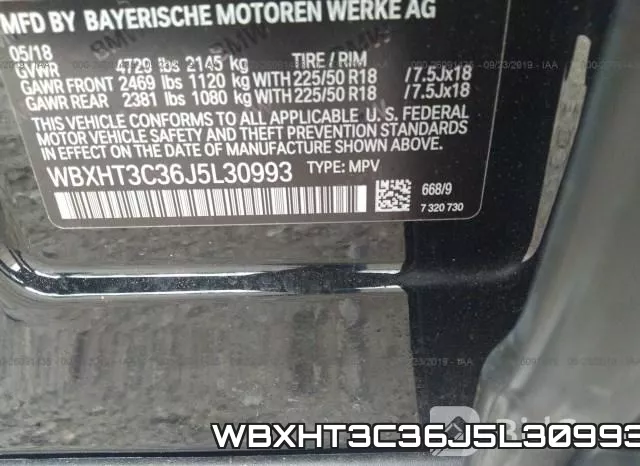 WBXHT3C36J5L30993 фото 10