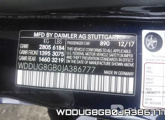 WDDUG8GB0JA386777 фото 10