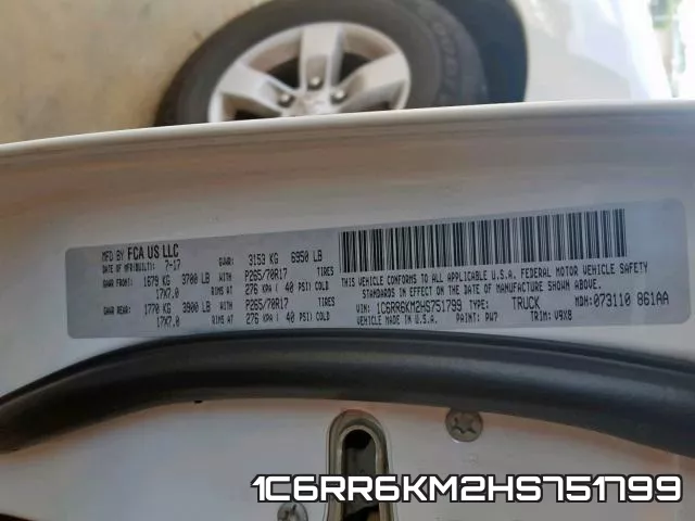 1C6RR6KM2HS751799 фото 2